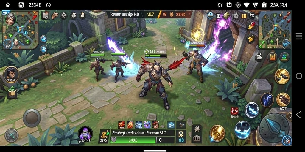 Tampilan gameplay SLG yang menarik dan strategis.