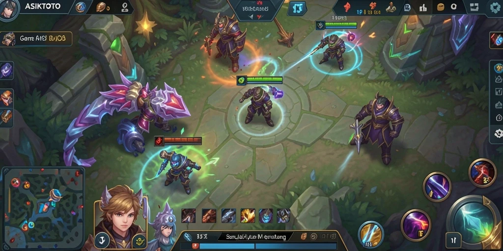 Gameplay seru dan intens dari ASIKTOTO dalam aksi MOBA.