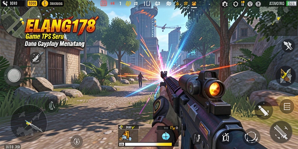 Tampilan gameplay seru dari ELANG178 yang penuh aksi.