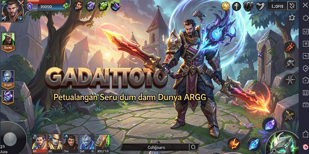 Tampilan screenshot gameplay GADAITOTO yang memukau dan penuh aksi.