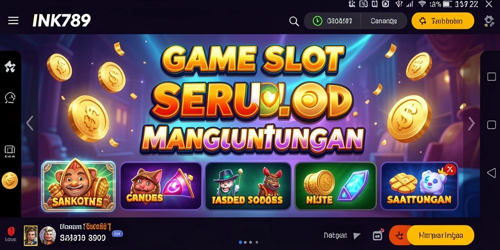Gameplay INK789 menunjukkan pemain menikmati pengalaman slot yang mendebarkan.