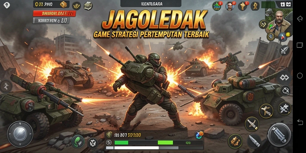 Tampilan menarik dari gameplay SLG JAGOLEDAK yang menantang.