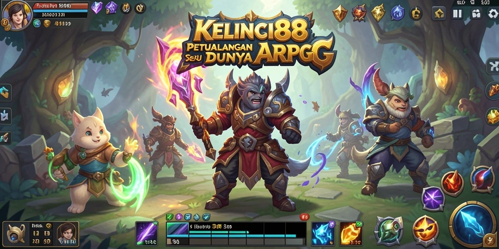 Tangkapan layar KELINCI88 menunjukkan aksi pertarungan yang seru dalam dunia ARPG.
