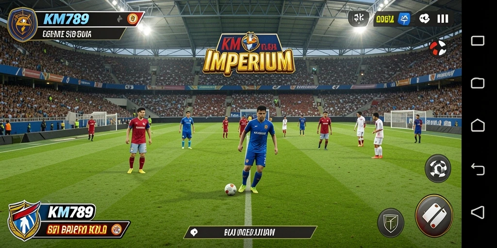 Tampilan menarik dari gameplay KM789 dengan aksi sepak bola yang dinamis.
