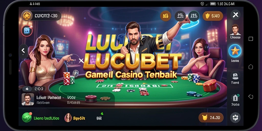Tampilan gameplay Live Casino yang mendebarkan di LUCUBET.