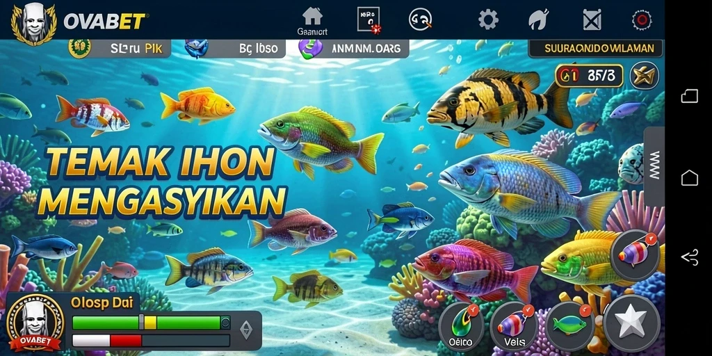 Tangkapan layar menarik dari gameplay Tembak Ikan di OVABET.