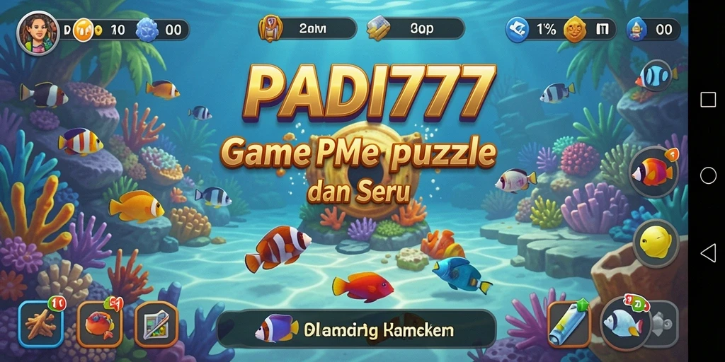 Tampilan gameplay PADI777 yang penuh warna dan interaktif.