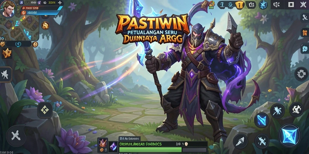 Tangkapan layar menunjukkan aksi seru dalam gameplay ARPG PASTIWIN.