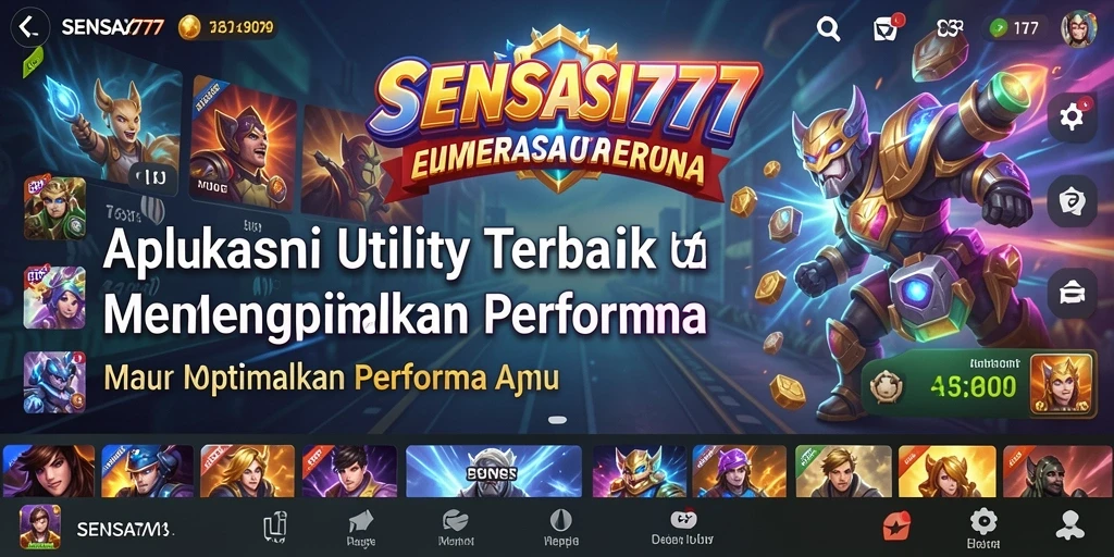 Tampilan antarmuka SENSASI777 yang menarik dan intuitif.