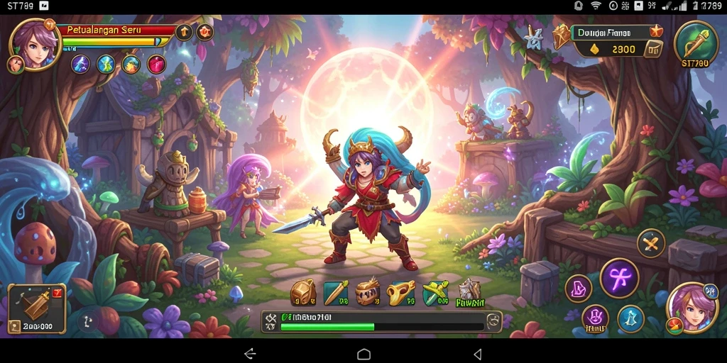 Tampilan gameplay ST789 yang menampilkan aksi dan petualangan seru.