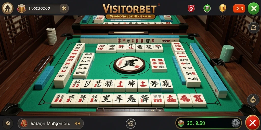 Gameplay Mahjong yang menarik dengan grafis yang memukau.