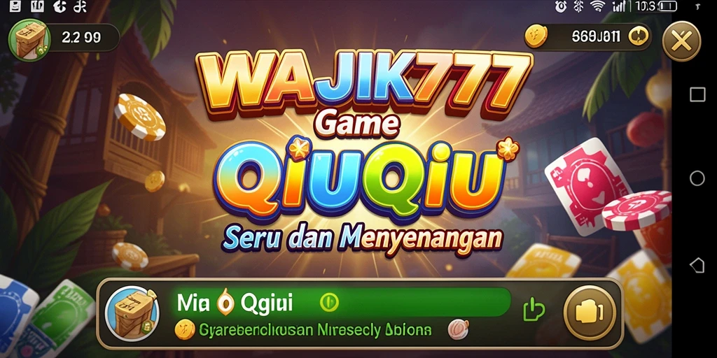 Tampilan gameplay QiuQiu yang menarik dan penuh warna.